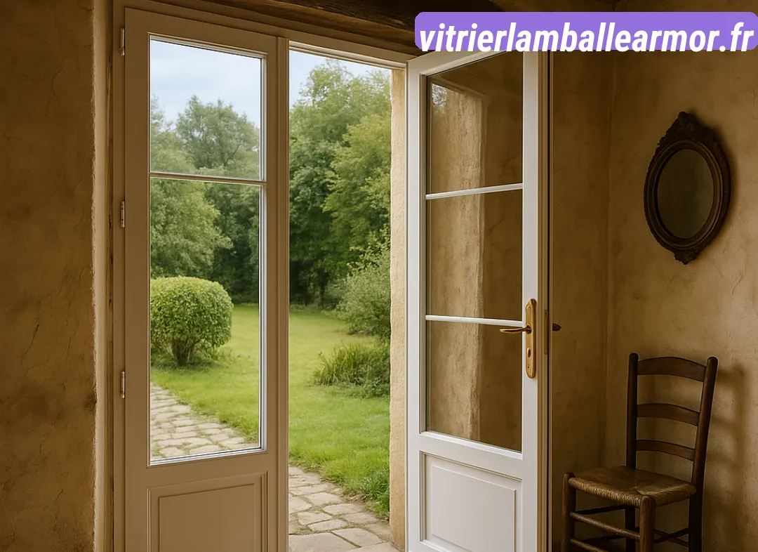 Installation de fenêtre en PVC Lamballe-Armor