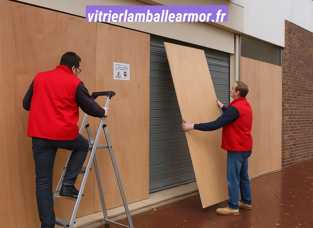 Mise en sécurité fermeture provisoire Lamballe-Armor